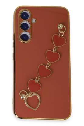 Newface Samsung Galaxy A54 5G Kılıf Esila Silikon - Kırmızı resmi