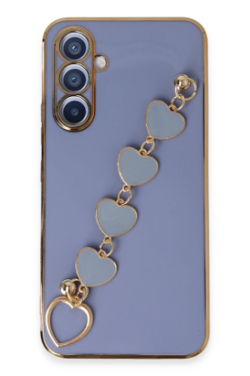 Newface Samsung Galaxy A54 5G Kılıf Esila Silikon - Gri resmi