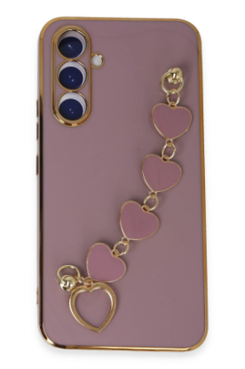 Newface Samsung Galaxy A54 5G Kılıf Esila Silikon - Mor resmi