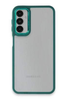 Newface Samsung Galaxy A24 4G Kılıf Dora Kapak - Haki Yeşil resmi