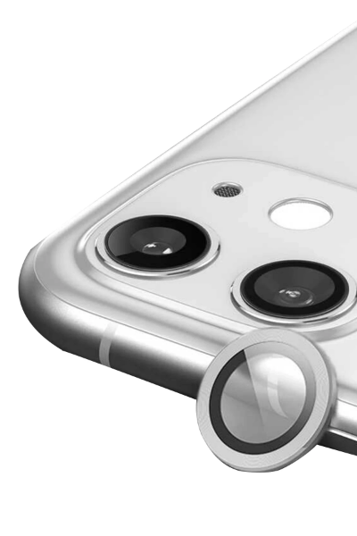 Newface iPhone 11 Raze Metal Kamera Lens - Gümüş resmi