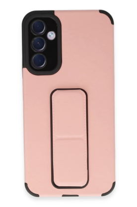 Newface Samsung Galaxy A54 5G Kılıf Mega Standlı Silikon - Pudra resmi