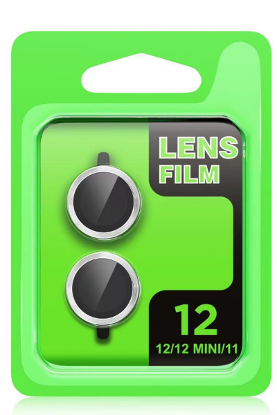 Newface iPhone 12 Raze Metal Kamera Lens - Gümüş resmi