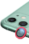 Newface iPhone 12 Raze Metal Kamera Lens - Kırmızı resmi