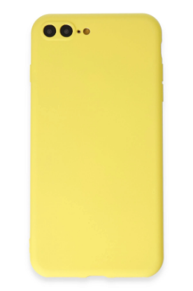 Newface iPhone 7 Plus Kılıf First Silikon - Sarı resmi