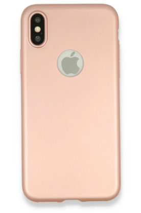 Newface iPhone X Kılıf First Silikon - Rose Gold resmi