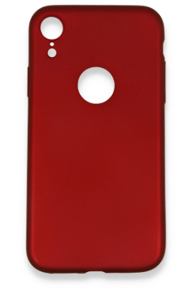 Newface iPhone XR Kılıf First Silikon - Bordo resmi