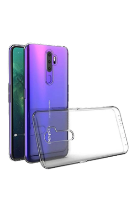 Newface Oppo A5 2020 Kılıf Lüx Şeffaf Silikon resmi