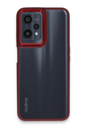 Newface Realme 9 Pro 5G Kılıf Dora Kapak - Kırmızı resmi