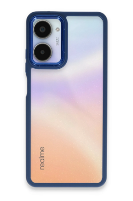 Newface Realme 10 Pro 5G Kılıf Dora Kapak - Mavi resmi