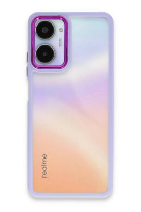 Newface Realme 10 Pro 5G Kılıf Dora Kapak - Lila resmi