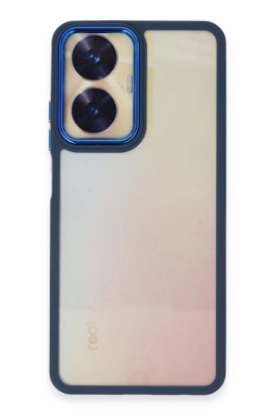 Newface Realme C55 Kılıf Dora Kapak - Mavi resmi