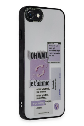 Newface iPhone 7 Kılıf Mirror Desenli Kapak - Mirror - 4 resmi