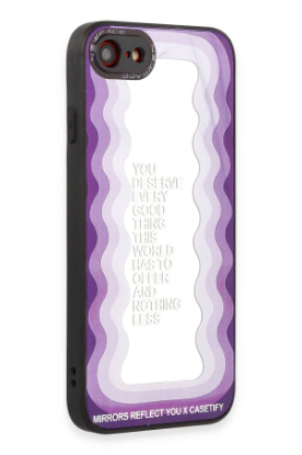 Newface iPhone 7 Kılıf Mirror Desenli Kapak - Mirror - 5 resmi