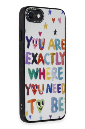 Newface iPhone 7 Kılıf Mirror Desenli Kapak - Mirror - 10 resmi