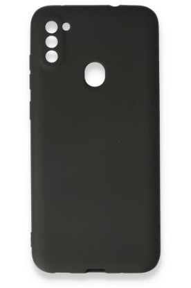 Newface Samsung Galaxy A11 Kılıf First Silikon - Siyah resmi