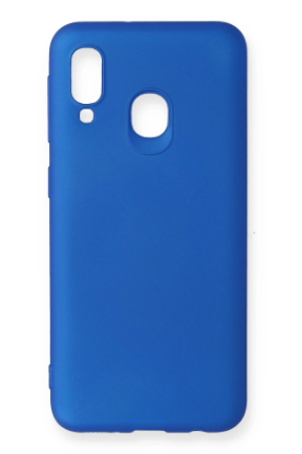 Newface Samsung Galaxy A20E Kılıf First Silikon - Mavi resmi