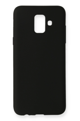 Newface Samsung Galaxy A6 2018 Kılıf First Silikon - Siyah resmi