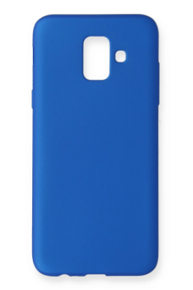 Newface Samsung Galaxy A6 2018 Kılıf First Silikon - Mavi resmi
