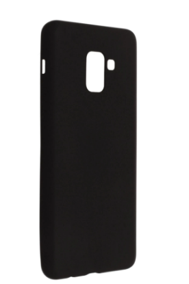 Newface Samsung Galaxy A8 Plus 2018 Kılıf First Silikon - Siyah resmi