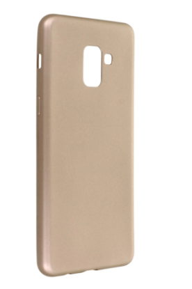 Newface Samsung Galaxy A8 Plus 2018 Kılıf First Silikon - Gold resmi