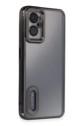 Newface Realme 9i 4G Kılıf Slot Silikon - Siyah resmi