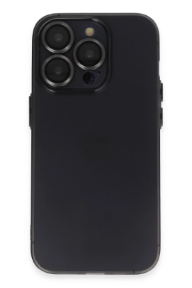 Newface iPhone 13 Pro Kılıf Luko Lens Silikon - Siyah resmi