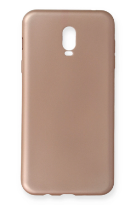 Newface Samsung Galaxy C8 Kılıf First Silikon - Rose Gold resmi