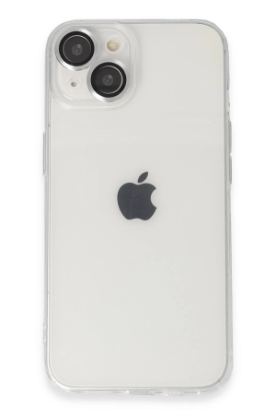 Newface iPhone 14 Kılıf Luko Lens Silikon - Gümüş resmi