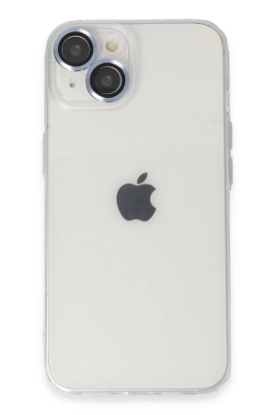 Newface iPhone 14 Kılıf Luko Lens Silikon - Sierra Blue resmi