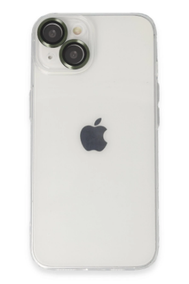 Newface iPhone 14 Kılıf Luko Lens Silikon - Yeşil resmi