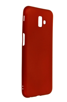 Newface Samsung Galaxy J6 Plus Kılıf First Silikon - Bordo resmi