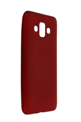 Newface Samsung Galaxy J7 Duo Kılıf First Silikon - Bordo resmi