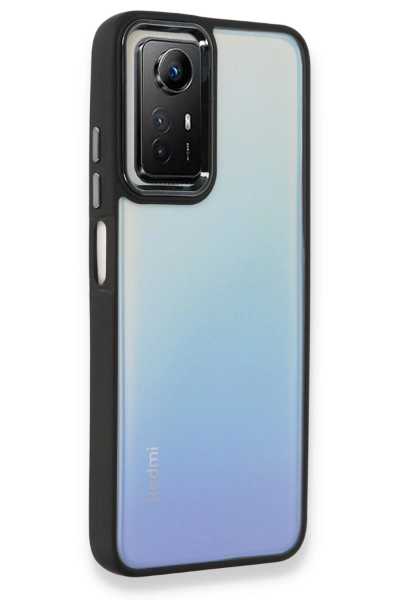 Newface Xiaomi Redmi Note 12S Kılıf Dora Kapak - Siyah resmi