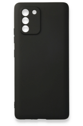 Newface Samsung Galaxy A91 / S10 Lite Kılıf First Silikon - Siyah resmi