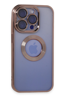 Newface iPhone 15 Pro Kılıf Slot Silikon - Rose Gold resmi