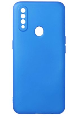 Newface Oppo A31 Kılıf First Silikon - Mavi resmi