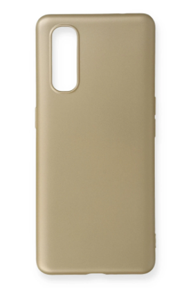 Newface Oppo Find X2 Kılıf First Silikon - Gold resmi