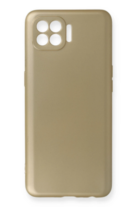 Newface Oppo Reno 4 Lite Kılıf First Silikon - Gold resmi