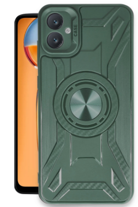 Newface Samsung Galaxy A05 Kılıf Lincoln Silikon - Koyu Yeşil resmi