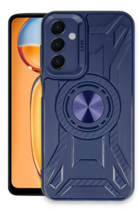 Newface Samsung Galaxy A15 4G Kılıf Lincoln Silikon - Lacivert resmi