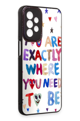 Newface Samsung Galaxy A23 4G Kılıf Mirror Desenli Kapak - Mirror - 10 resmi