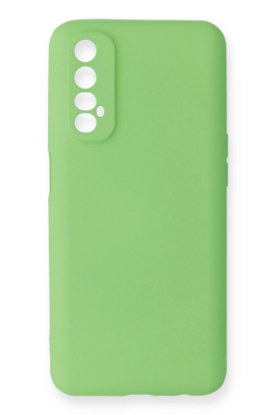 Newface Realme 7 Kılıf First Silikon - Yeşil resmi