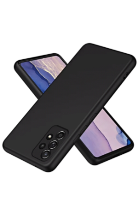 Newface Samsung Galaxy A72 Kılıf First Silikon - Siyah resmi