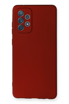 Newface Samsung Galaxy A72 Kılıf First Silikon - Bordo resmi