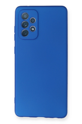 Newface Samsung Galaxy A72 Kılıf First Silikon - Mavi resmi