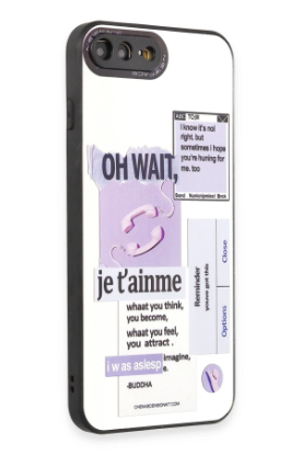 Newface iPhone 7 Plus Kılıf Mirror Desenli Kapak - Mirror - 4 resmi