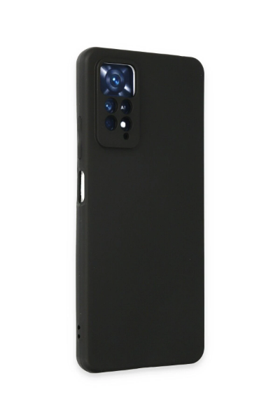 Newface Xiaomi Redmi Note 11 Pro Kılıf First Silikon - Siyah resmi