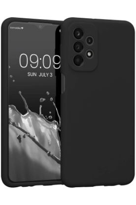 Newface Samsung Galaxy A73 5G Kılıf First Silikon - Siyah resmi