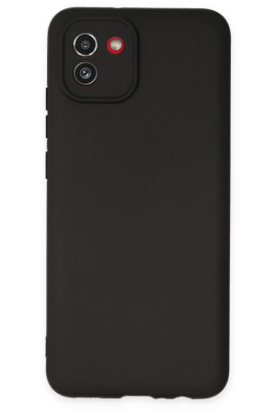 Newface Samsung Galaxy A03 Kılıf First Silikon - Siyah resmi